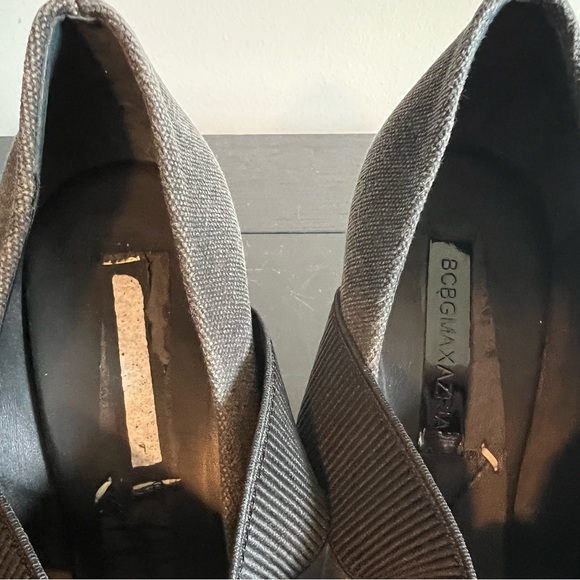 BCBCMaxAzria gray canvas marry Jane heels - Picture 10 of 11